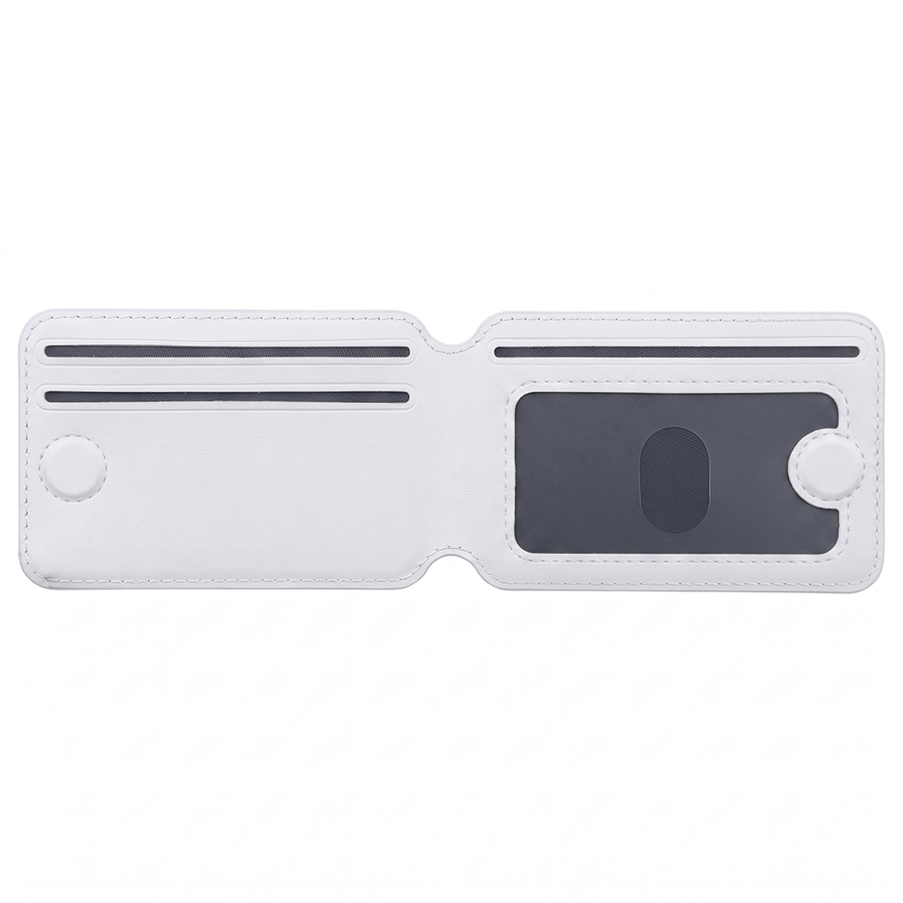 MagSafe Uyumlu Katlanabilir Cüzdan ve Kartlık Beyaz