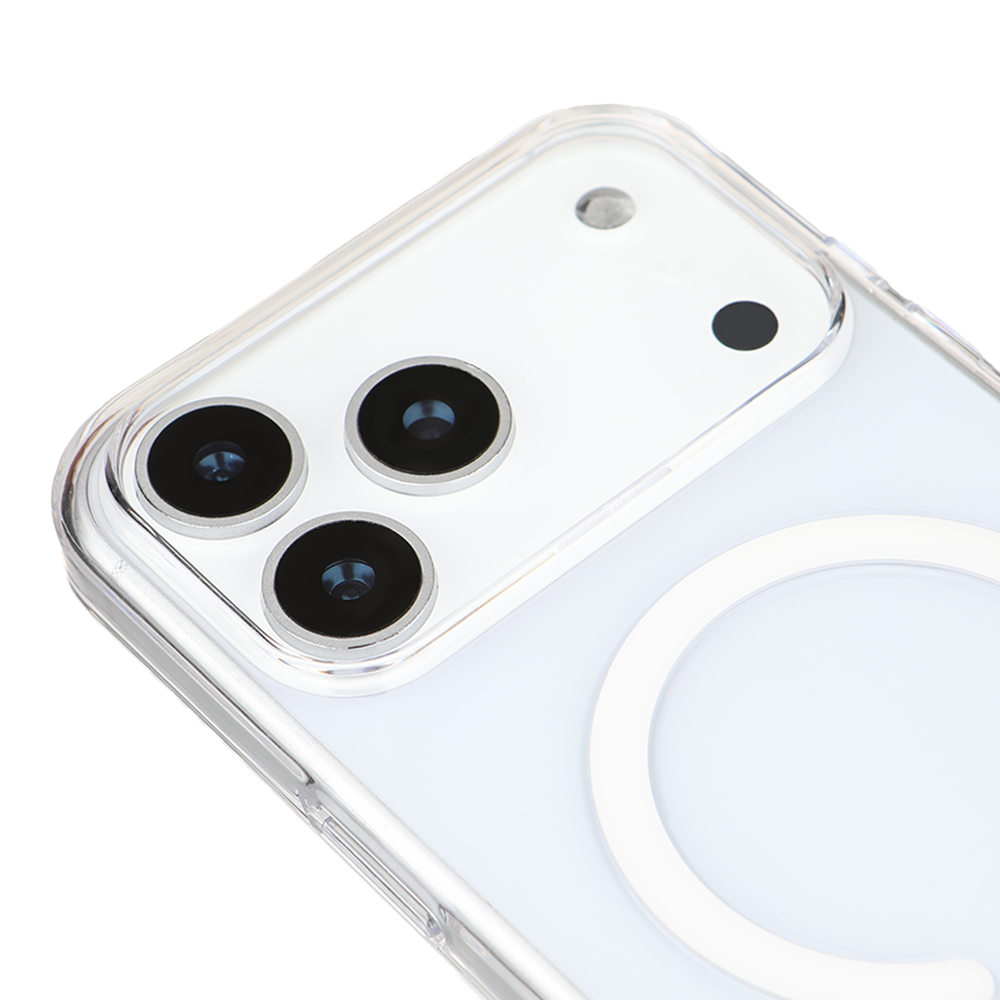 iPhone 18 Pro Magsafeli Şeffaf Telefon Kılıfı
