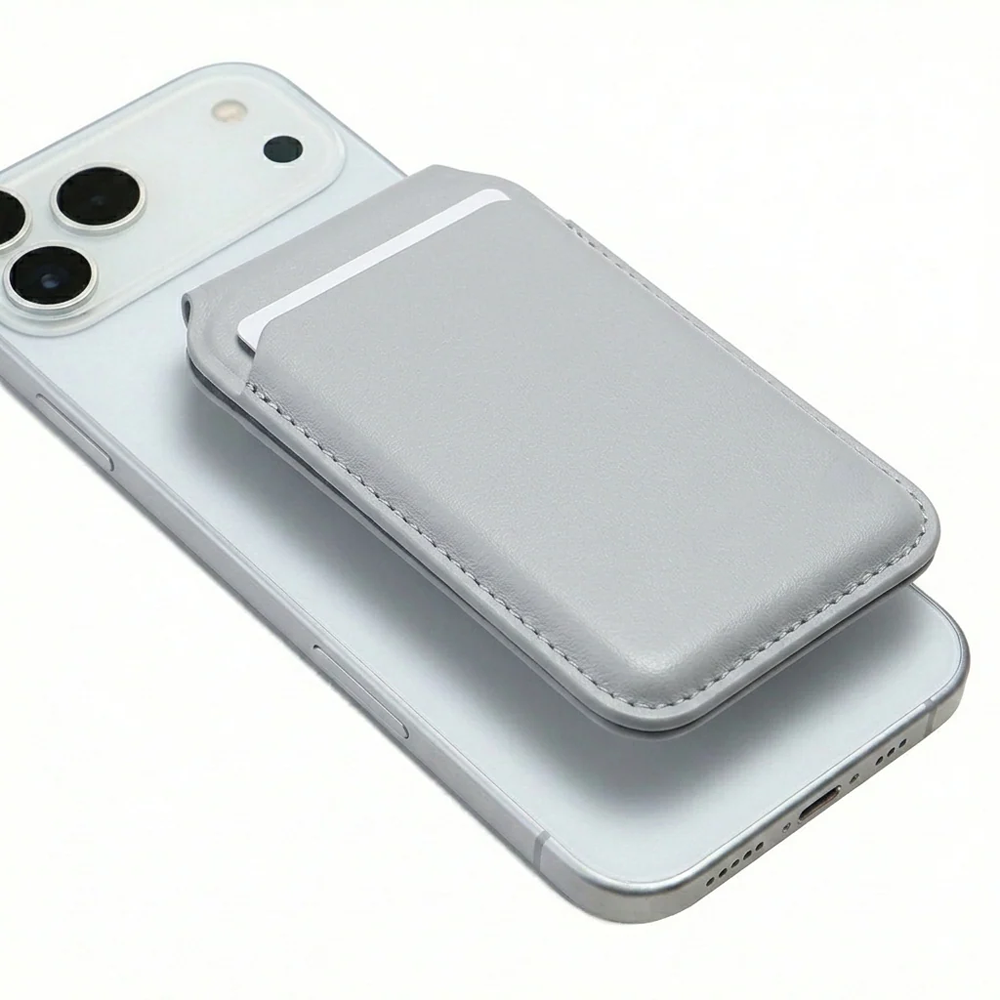 Fonksiyonel Premium Magsafe Kartlık Açık Gri