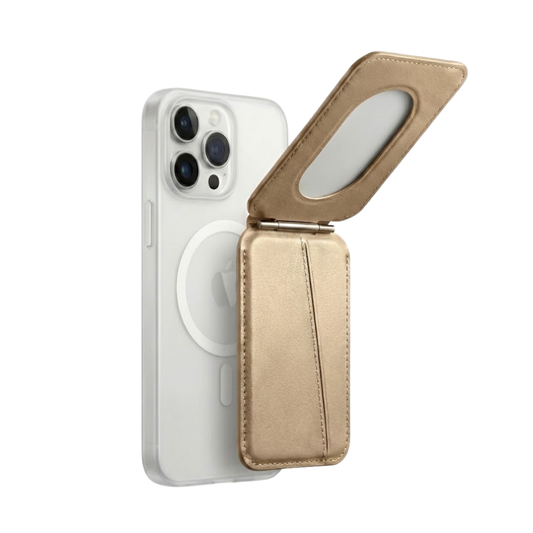 Fonksiyonel Premium Magsafe Kartlık Altın