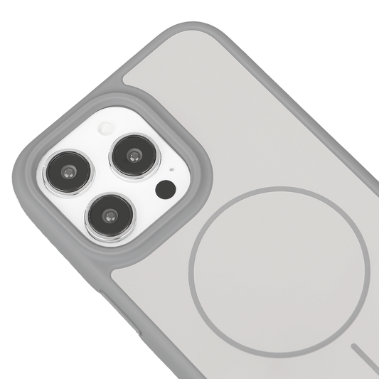 iPhone 15 Pro Max Neva Magsafe Telefon Kılıfı Beyaz