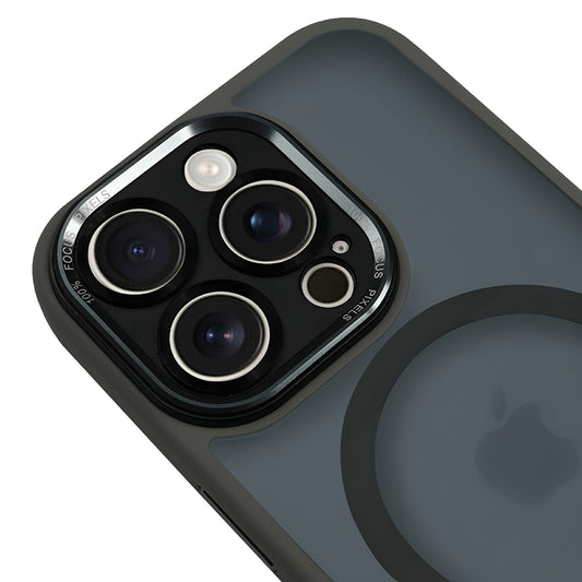Apple iPhone 15 Pro Max Kamera Korumalı Focus Siyah Magsafe