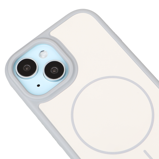 iPhone 15 Plus Neva Magsafe Telefon Kılıfı Beyaz