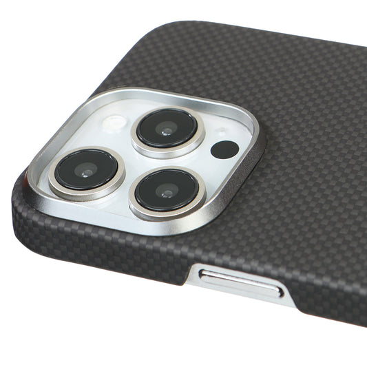 iPhone 15 Pro Kevlar Nettech Magsafe Koyu Telefon Kılıfı