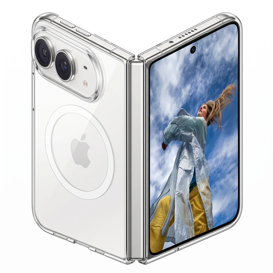 iPhone Duo Magsafe Şeffaf Telefon Kılıfı
