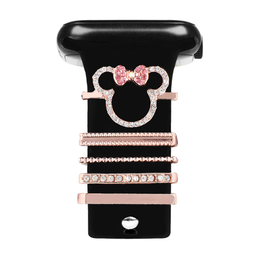 Apple Watch Charm Diamond Ayıcık Kordon Aksesuarı
