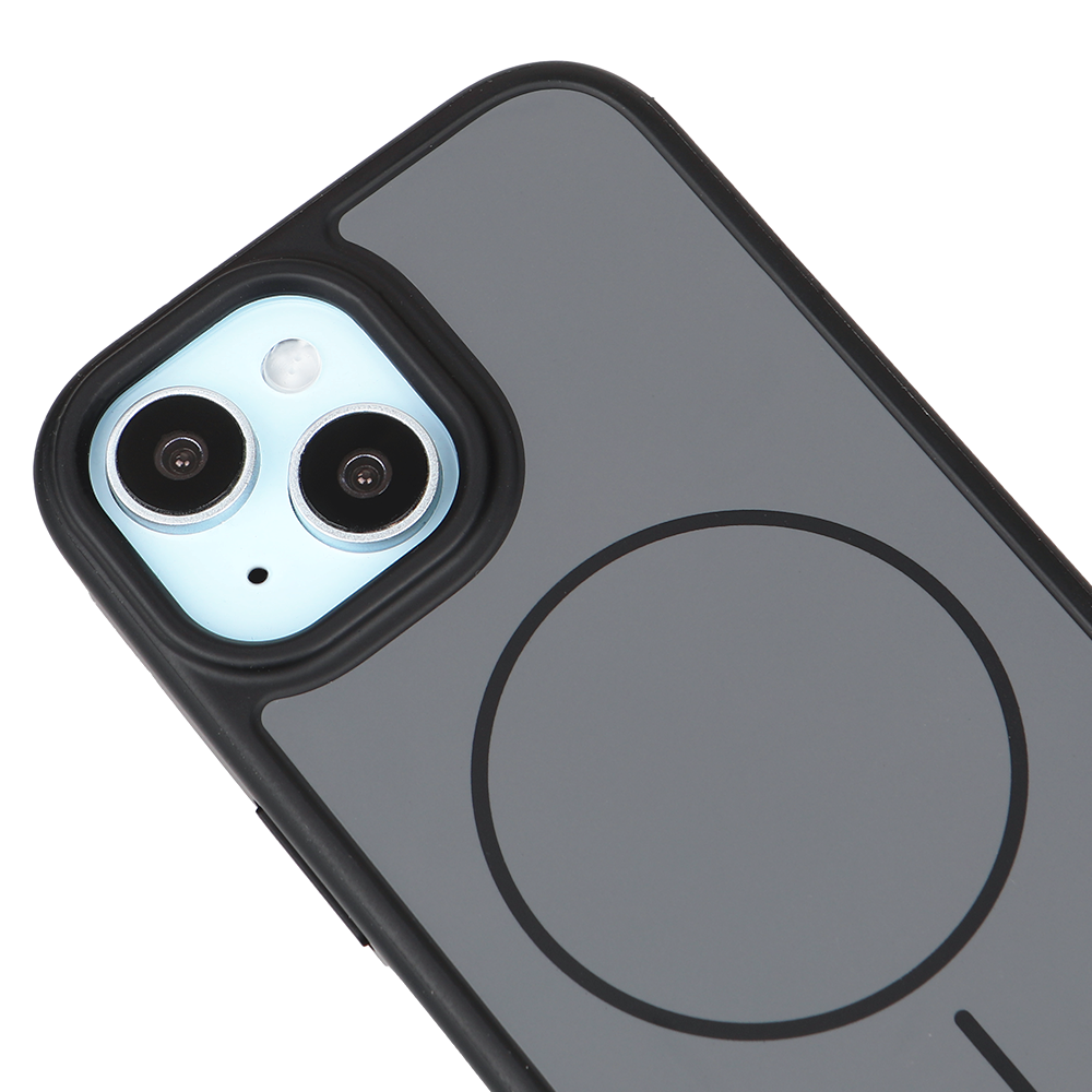 iPhone 15 Plus Neva Magsafe Telefon Kılıfı Siyah