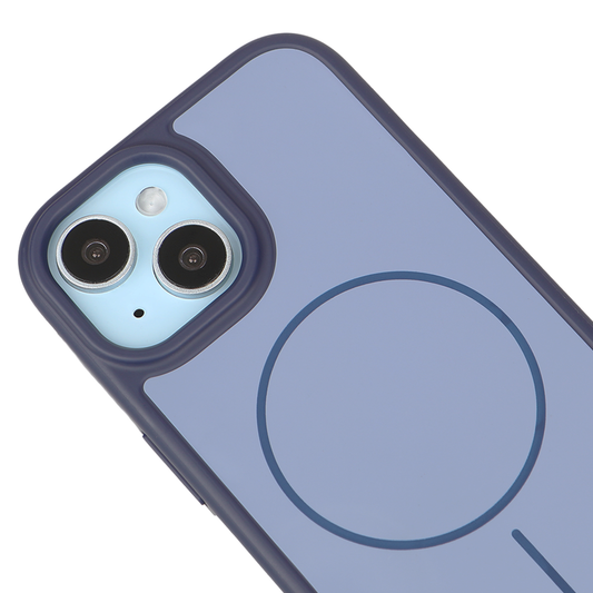 iPhone 15 Plus Neva Magsafe Telefon Kılıfı Mavi
