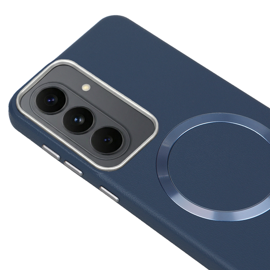 Samsung S26 Solid Magsafe Telefon Kılıfı Lacivert