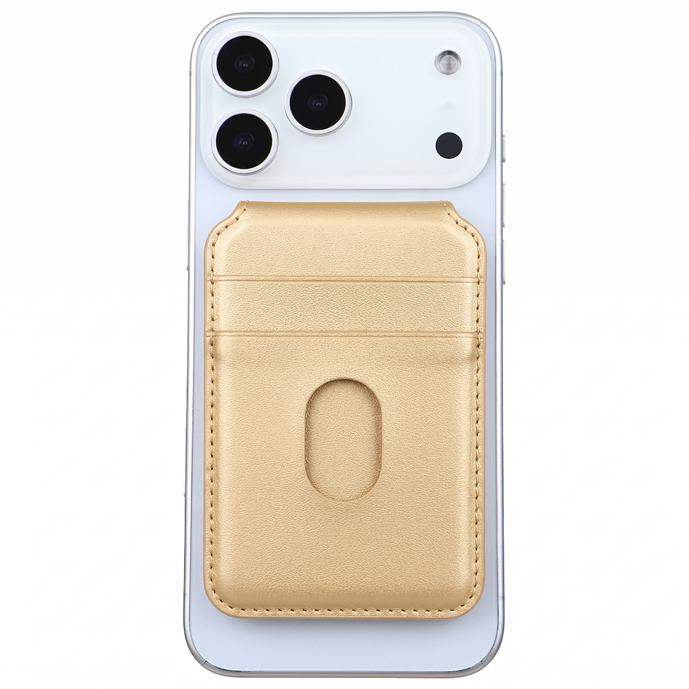 MagSafe Uyumlu Katlanabilir Cüzdan ve Kartlık Gold