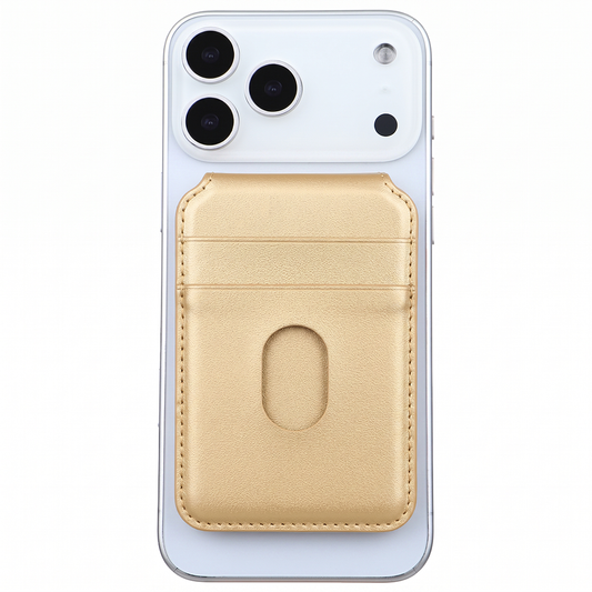 MagSafe Uyumlu Katlanabilir Cüzdan ve Kartlık Gold