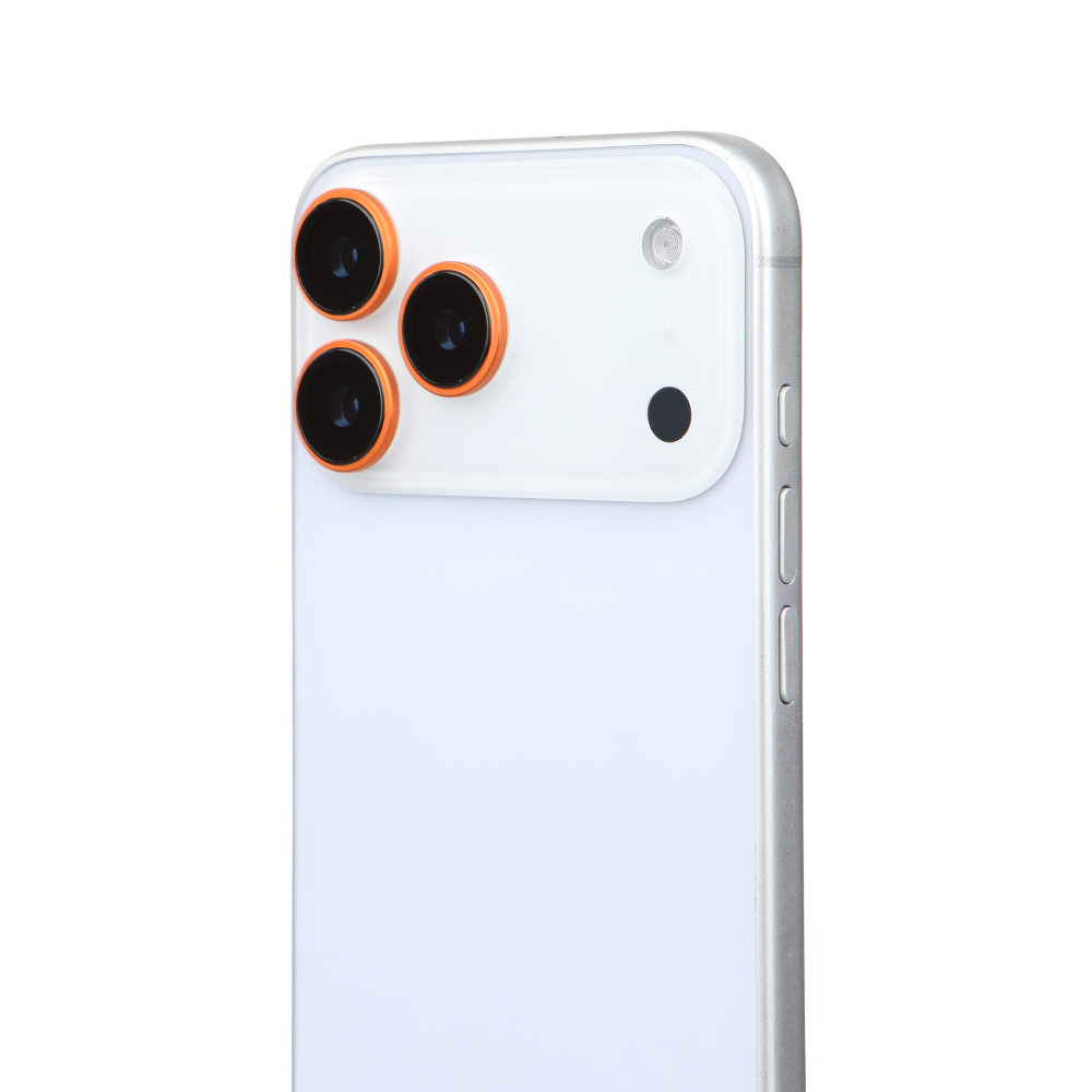 iPhone 17 Pro Max Kamera Koruyucu Ring Orange