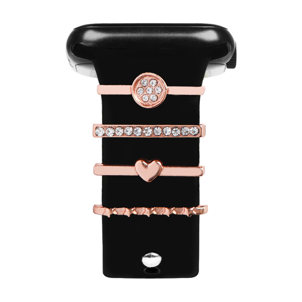 Apple Watch Charm Diamond Circular Kordon Aksesuarı