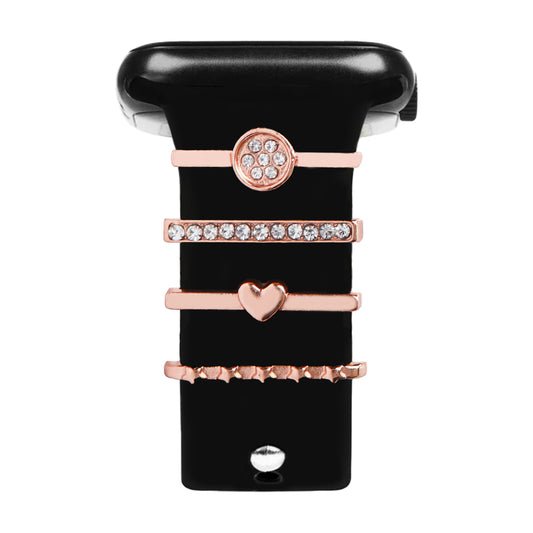 Apple Watch Charm Diamond Circular Kordon Aksesuarı