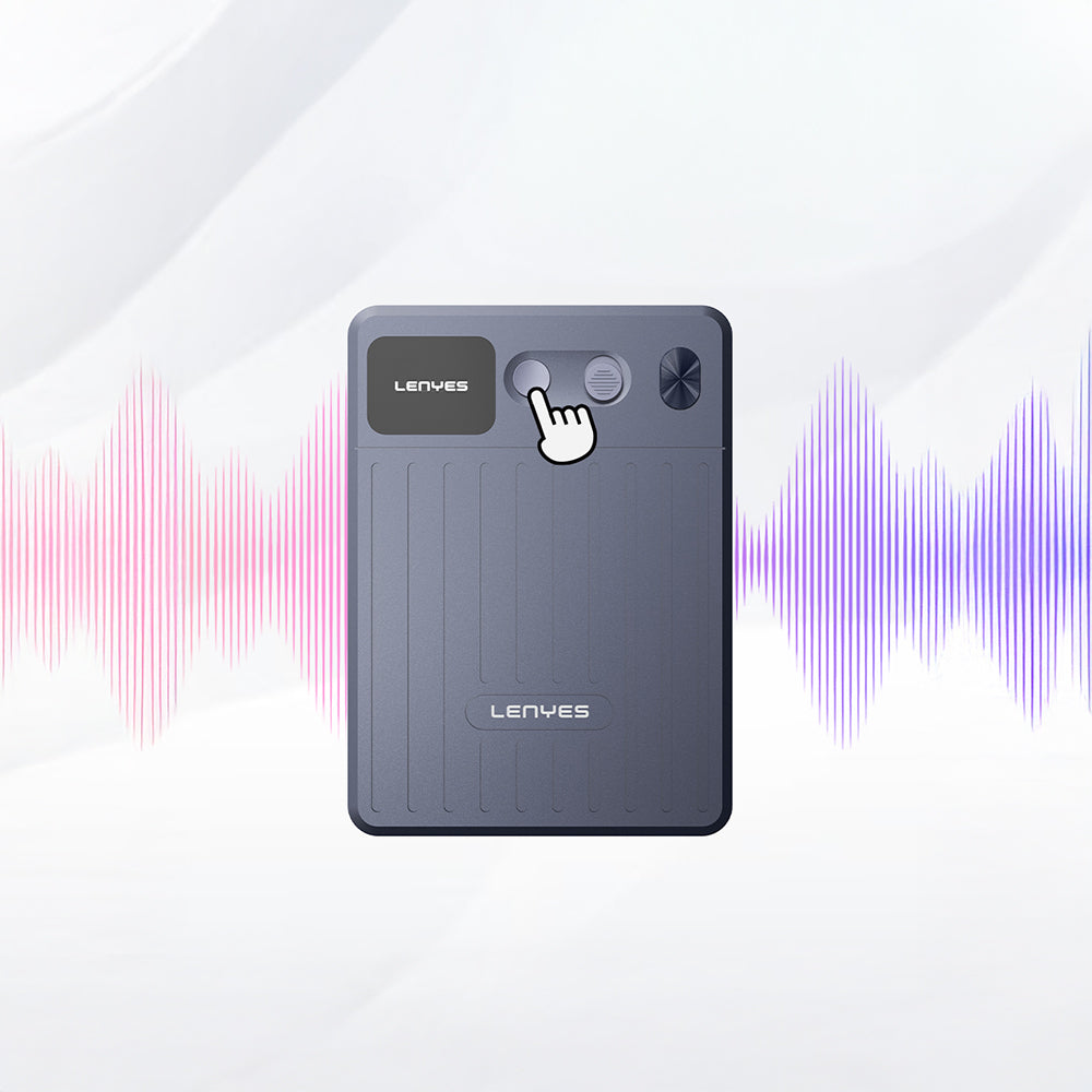 Lenyes LT01 AI Smart Recorder - Yapay Zeka Destekli Ses Kayıt ve Çeviri Cihazı