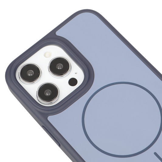 iPhone 15 Pro Max Neva Magsafe Telefon Kılıfı Mavi