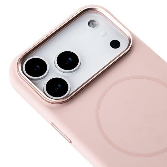 Apple iPhone 17 Pro Max Style Magsafe Telefon Kılıfı Pembe