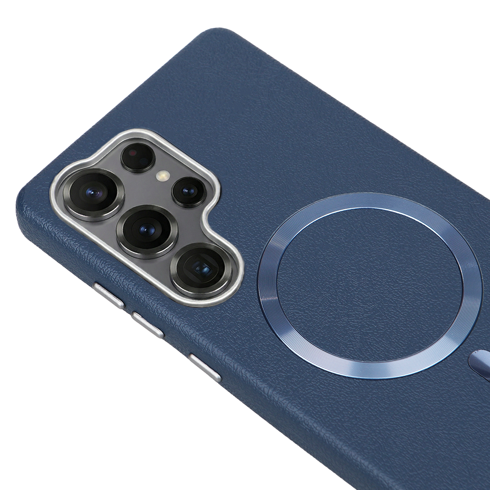 Samsung S24 Ultra Solid Magsafe Telefon Kılıfı Lacivert