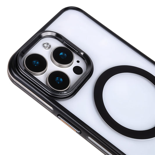 iPhone 15 Pro Max Kamera Standlı Magsafe Telefon Kılıfı Siyah