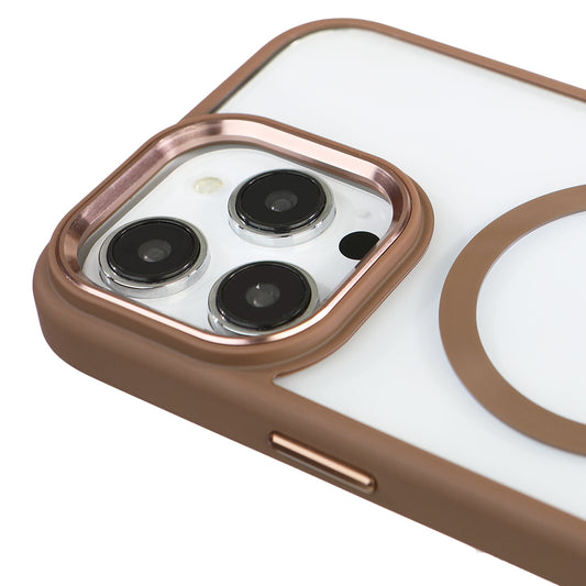 Apple iPhone 16 Pro Max Lux Magsafe Kahve