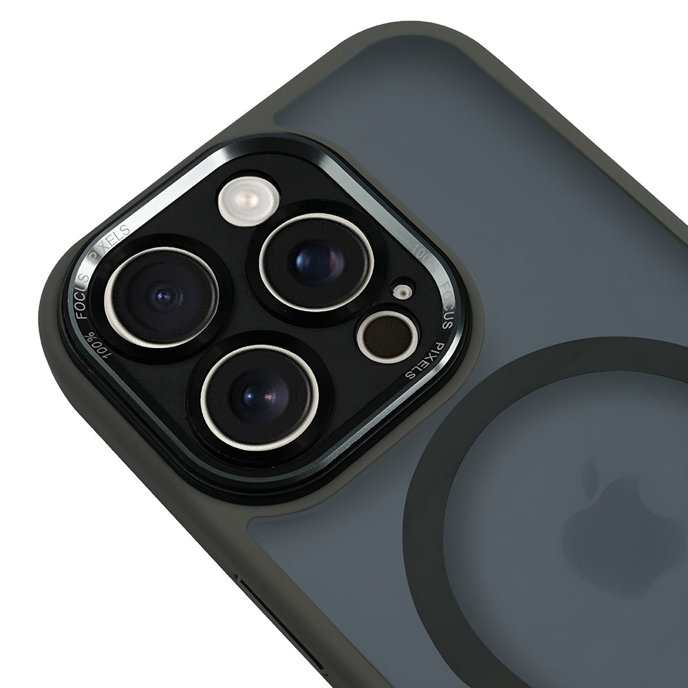 Apple iPhone 16 Pro Max Kamera Korumalı Focus Siyah Magsafe