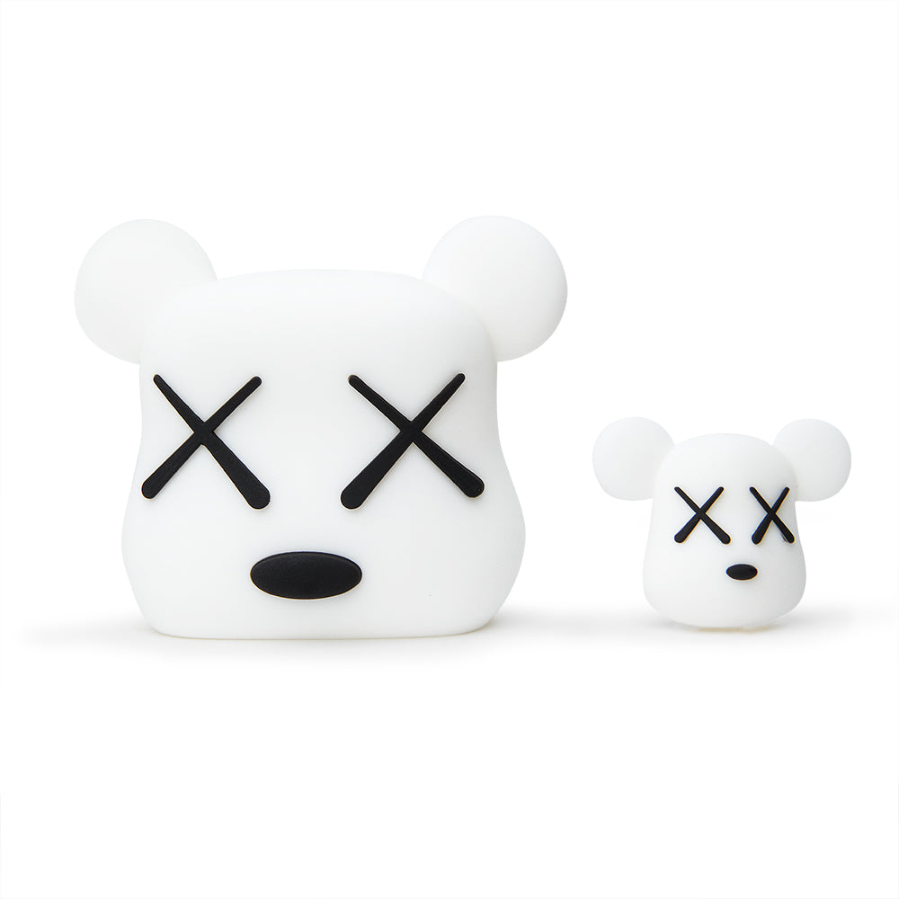 Şarj Başlığı ve Kablo Koruyucu 4 lü Set Kaws Beyaz