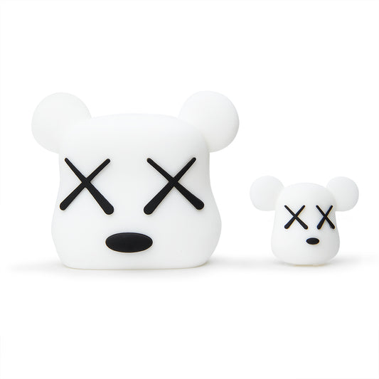 Şarj Başlığı ve Kablo Koruyucu 4 lü Set Kaws Beyaz