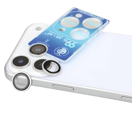 iPhone 17 Pro Max Kamera Koruyucu Ring Silver