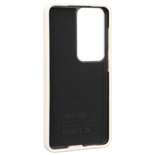 Samsung S26 Solid Magsafe Telefon Kılıfı Krem