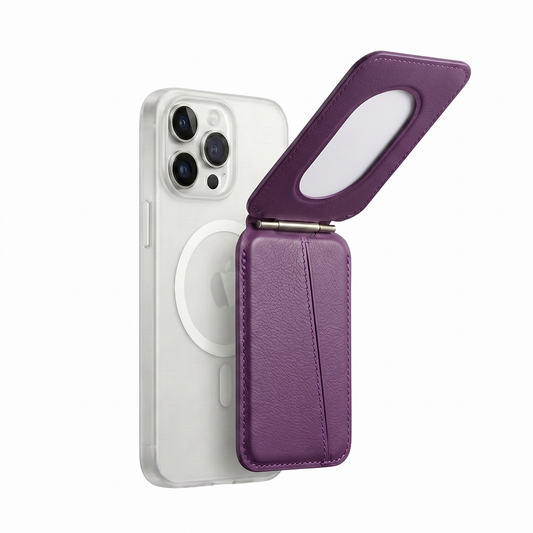 Fonksiyonel Premium Magsafe Kartlık Mor