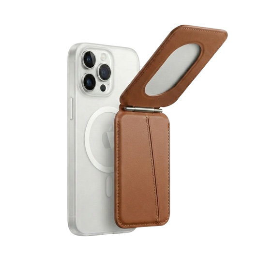 Fonksiyonel Premium Magsafe Kartlık Kahve