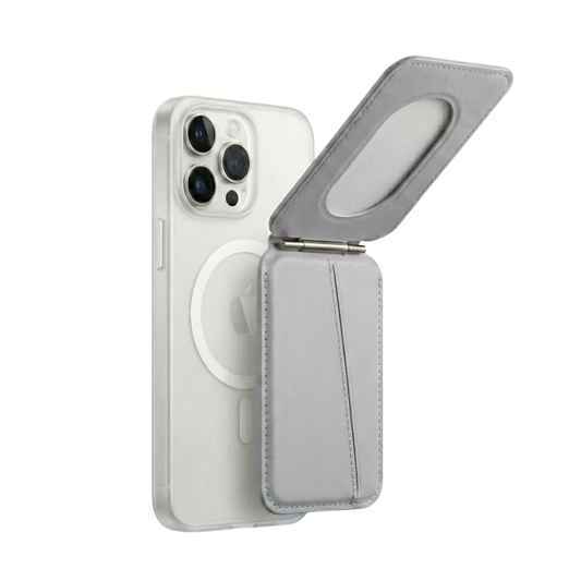 Fonksiyonel Premium Magsafe Kartlık Açık Gri
