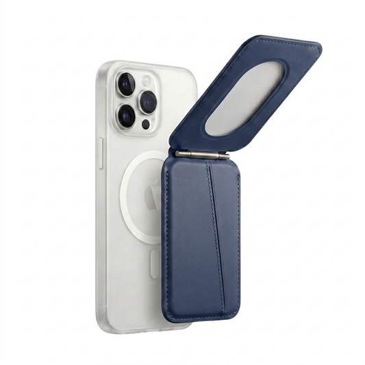 Fonksiyonel Premium Magsafe Kartlık Lacivert