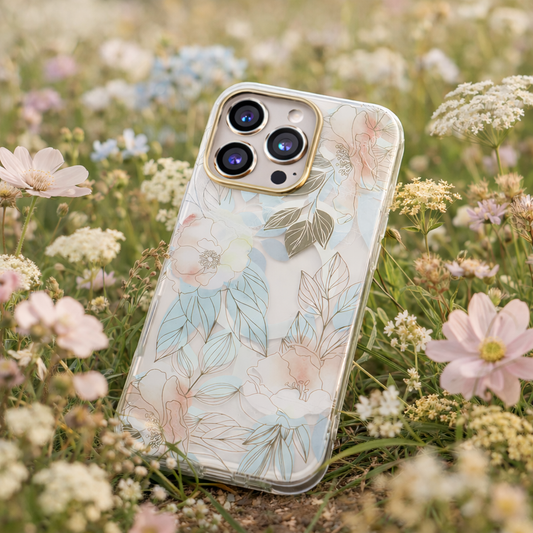 Apple iPhone 15 Pro Mikalen Magsafe Mavi Pembe Telefon Kılıfı