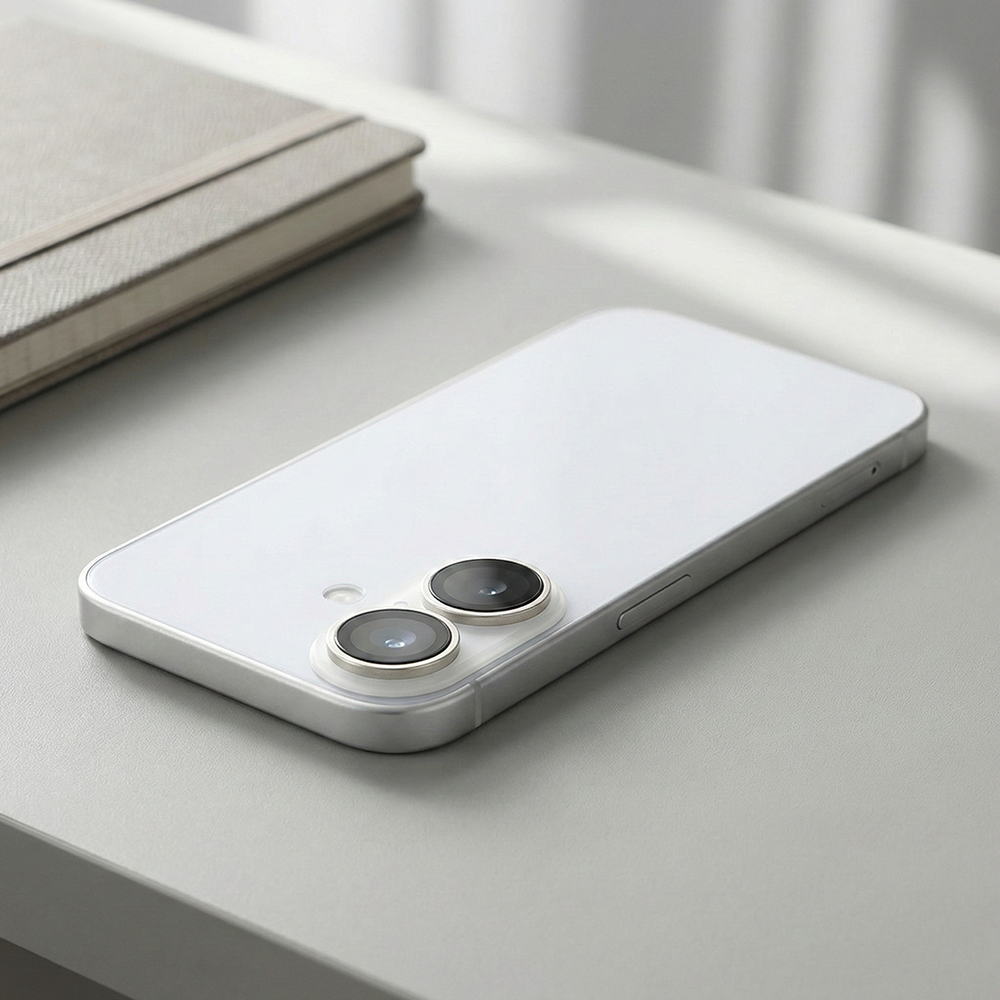 iPhone 17 Kamera Koruyucu Ring Silver