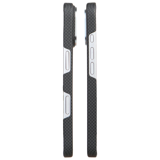 iPhone 16 Pro Max Kevlar Nettech Magsafe Koyu Telefon Kılıfı