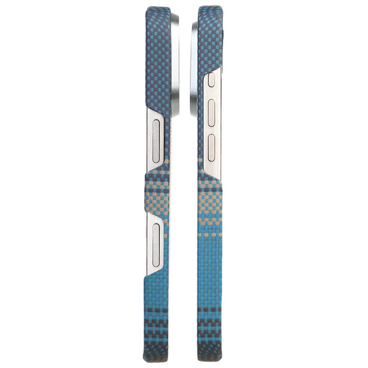 iPhone 16 Pro Max Kevlar Nettech Magsafe Mavi Lacivert Telefon Kılıfı