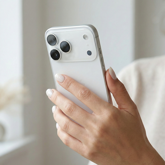 iPhone 17 Pro Max Kamera Koruyucu Ring Silver