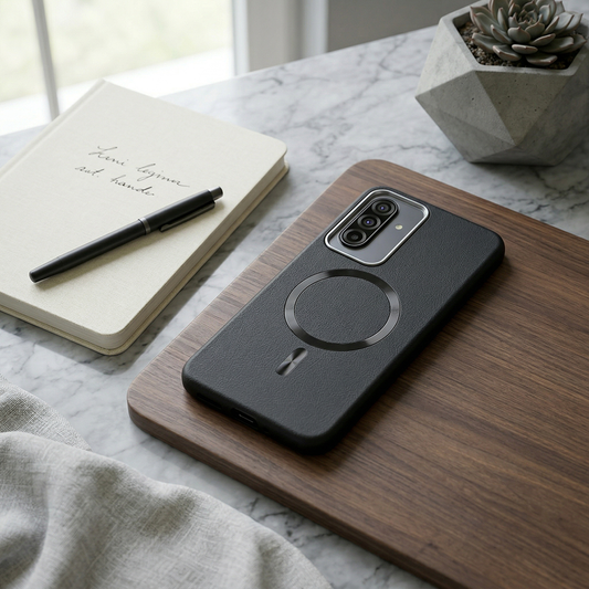 Samsung A26 5G Solid Magsafe Telefon Kılıfı Siyah