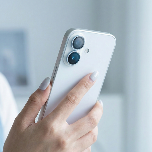 iPhone 17 Kamera Koruyucu Ring Blue