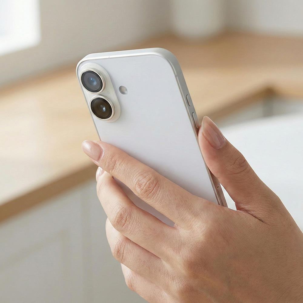 iPhone 17 Kamera Koruyucu Ring Silver