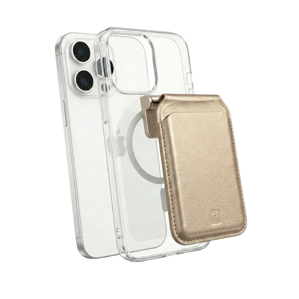 Fonksiyonel Premium Magsafe Kartlık Altın