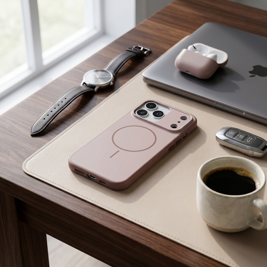 iPhone 17 Pro Neva Magsafe Telefon Kılıfı Kahverengi
