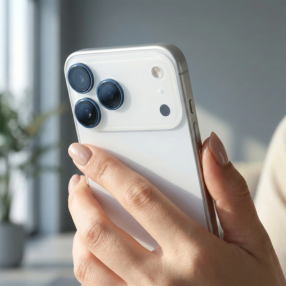 iPhone 17 Pro Max Kamera Koruyucu Ring Blue