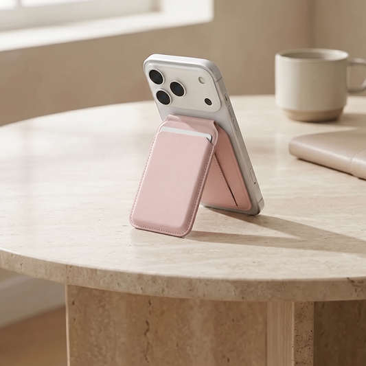 Fonksiyonel Premium Magsafe Kartlık Pembe