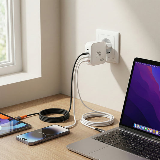Nettech 100w Çok Fonksiyonlu Şarj Cihazı