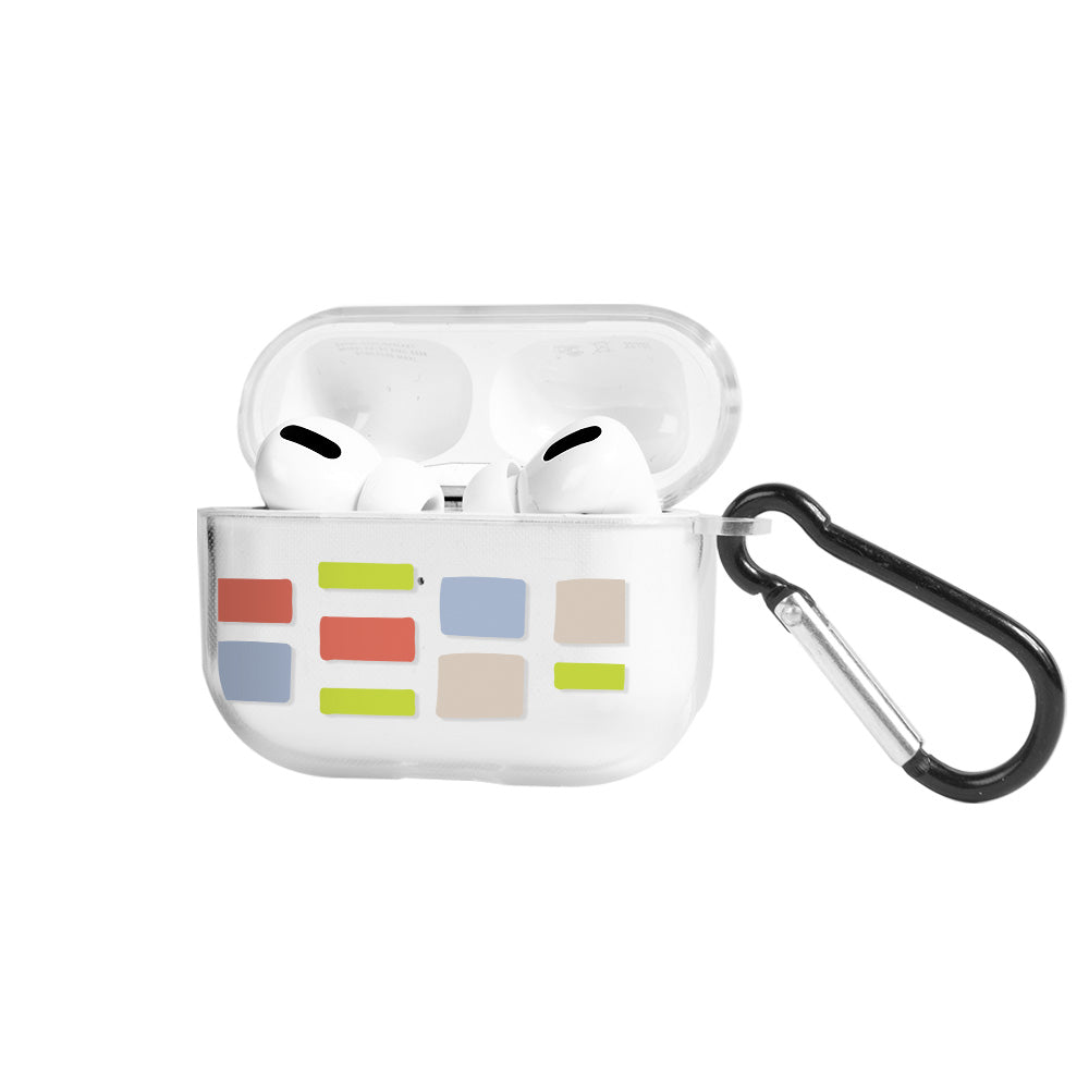Apple AirPods Pro Shapes Şeffaf Kılıfı