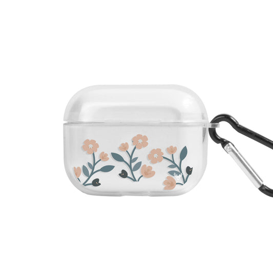 Apple AirPods Pro 3 Flower Şeffaf Kılıfı