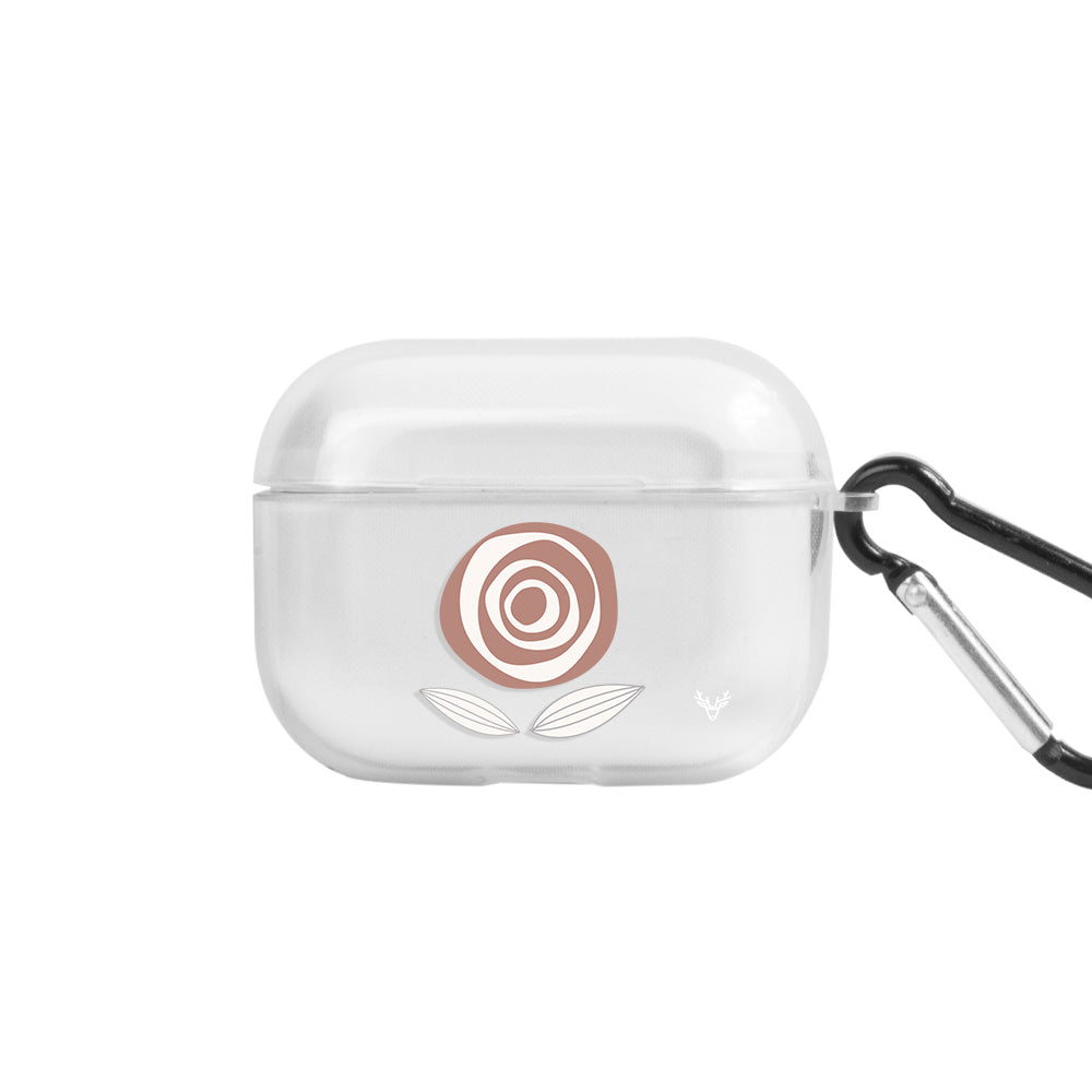 Apple AirPods Pro Flowers Şeffaf Kılıfı
