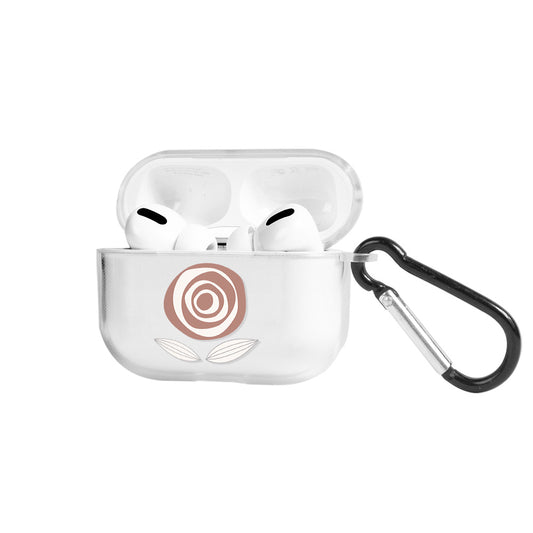 Apple AirPods Pro Flowers Şeffaf Kılıfı